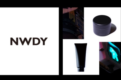 マットブラックの質感でシックなデザインのスタイリングケアシリーズ「NWDY（ニューデイ）」が登場